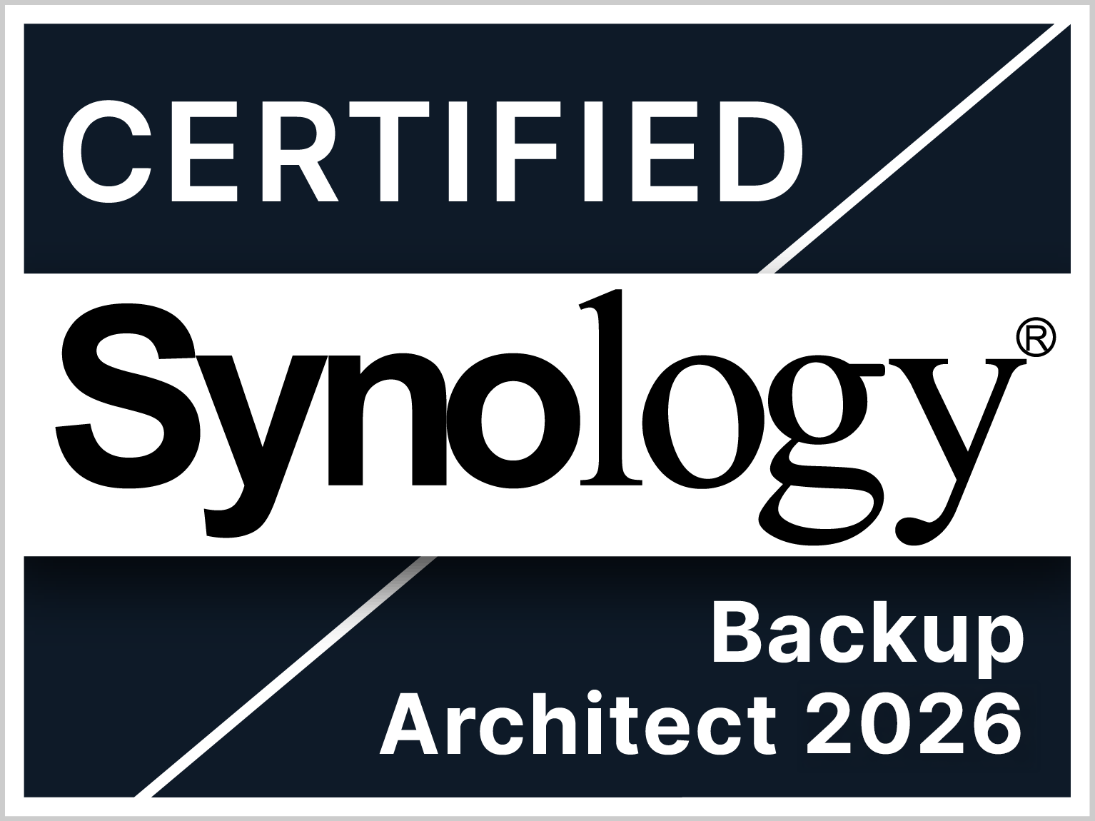 Synology Certified Backup Architect 2026 – certyfikat szkolenia Synology